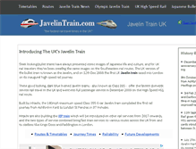Tablet Screenshot of javelintrain.com